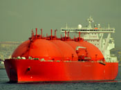 LNG red ship